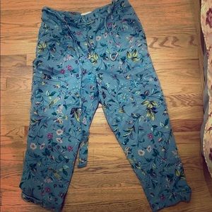 Anthropologie slouchy linen pants